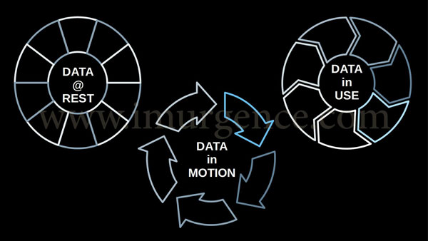 State : Data at rest, data in motion or data in use.