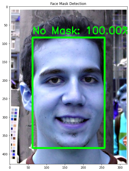Face mask detection image case 4